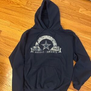 Cowboys NFL Navy Blue Hoodie